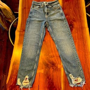 Top shop jeans/denim. Straight and mom fit